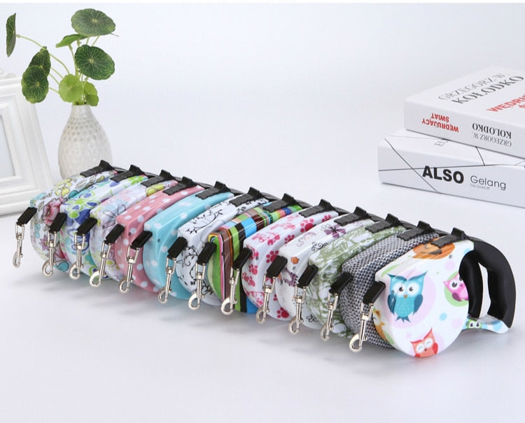 5M Colorful Retractable Dog Leash