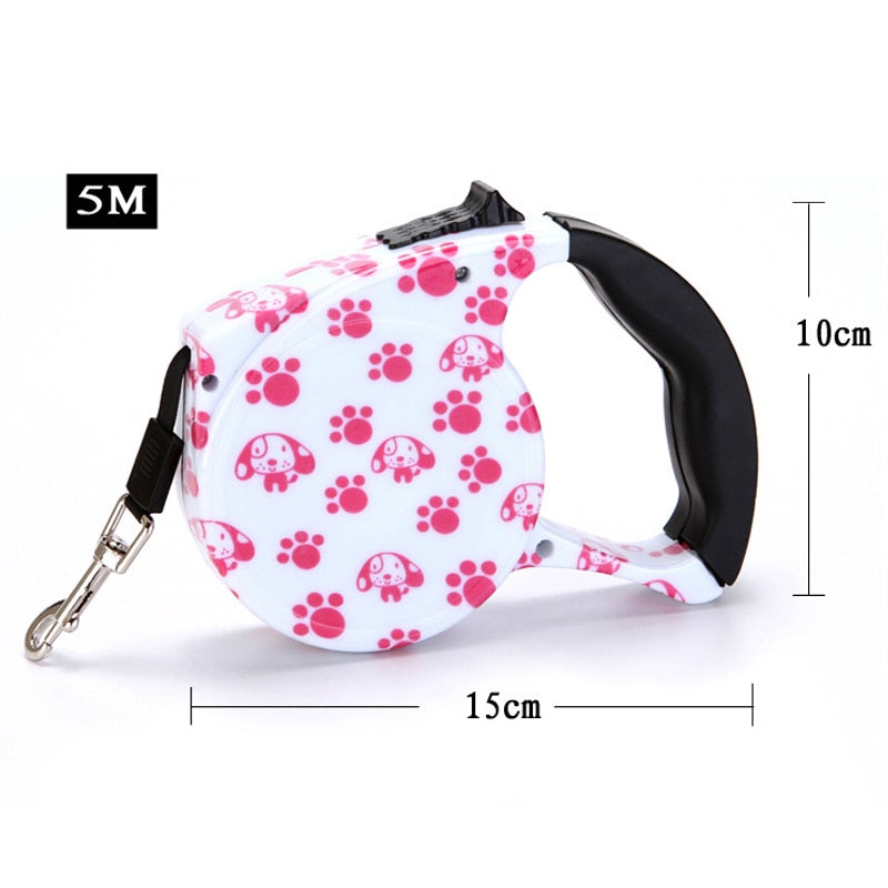 5M Colorful Retractable Dog Leash