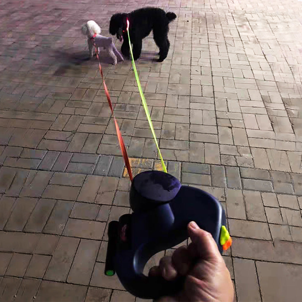 3 in 1 360 Degree Double Head Dog Traction Leash