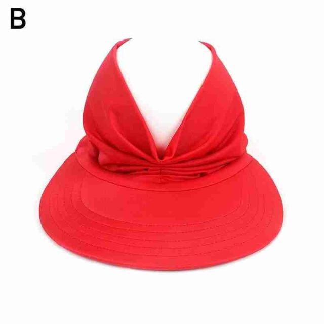 Elastic Hollow Top Sun Visor Hat