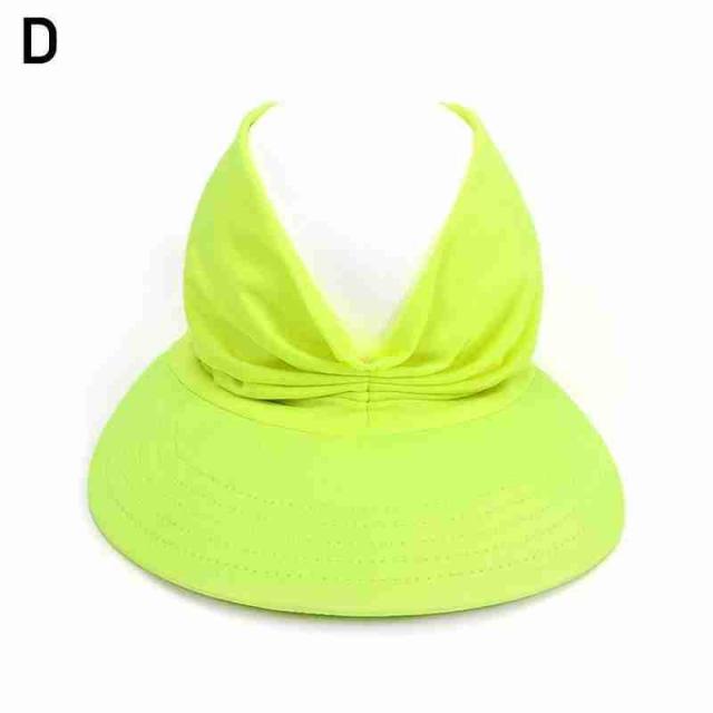 Elastic Hollow Top Sun Visor Hat
