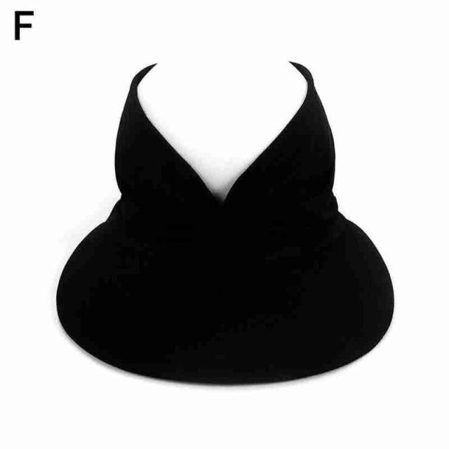 Elastic Hollow Top Sun Visor Hat