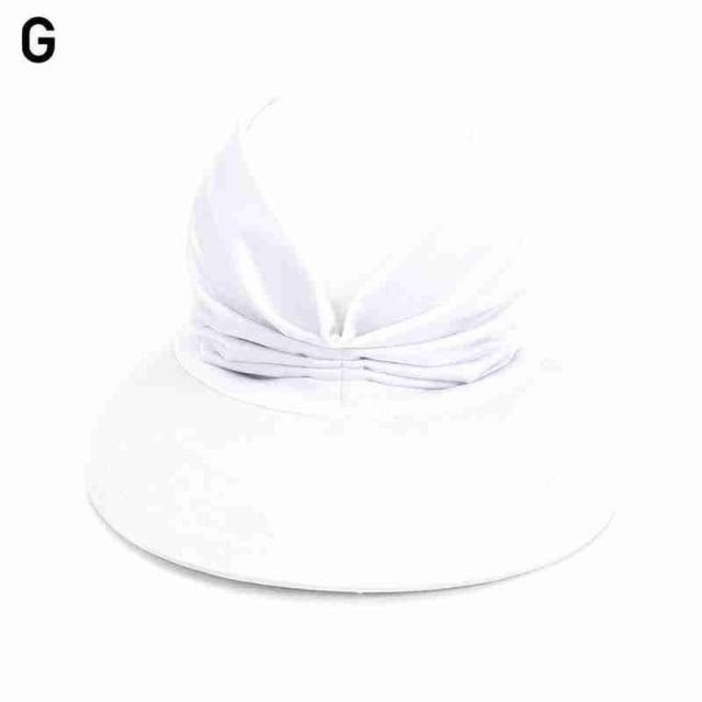 Elastic Hollow Top Sun Visor Hat