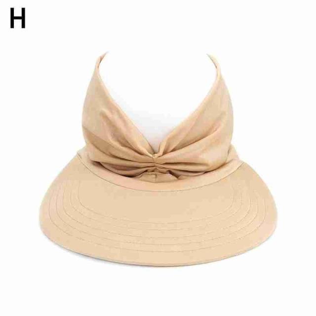 Elastic Hollow Top Sun Visor Hat
