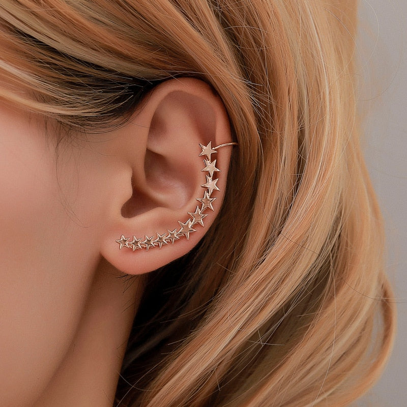 Bohemian Crystal Ear Wrap Earring