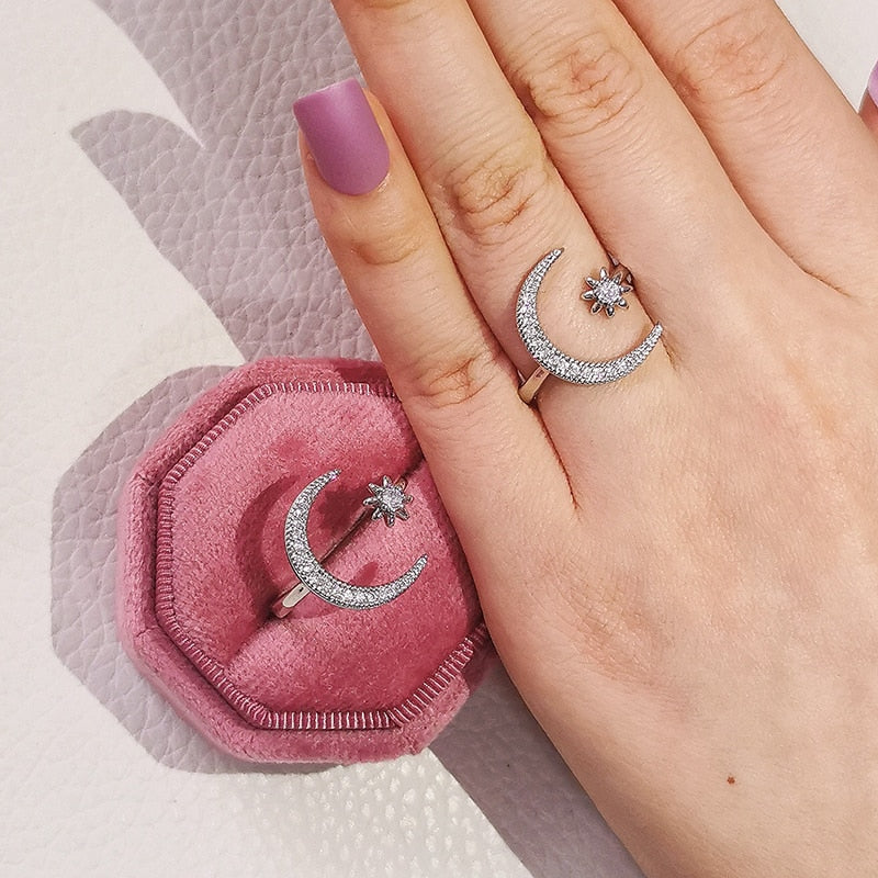 925 Sterling Silver Adjustable Rings