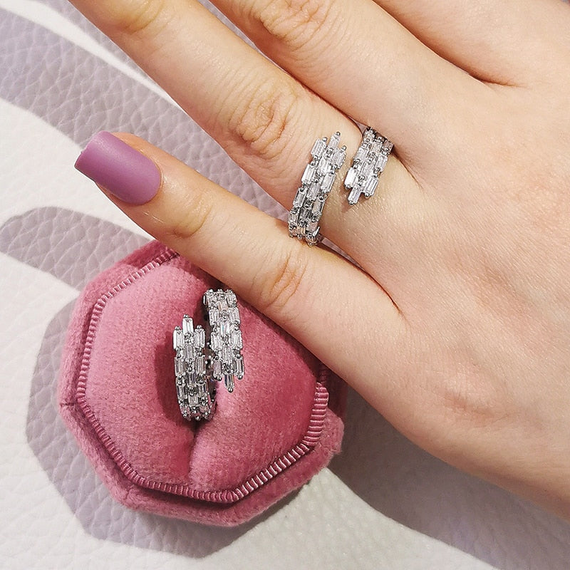 925 Sterling Silver Adjustable Rings