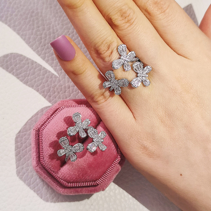 925 Sterling Silver Adjustable Rings