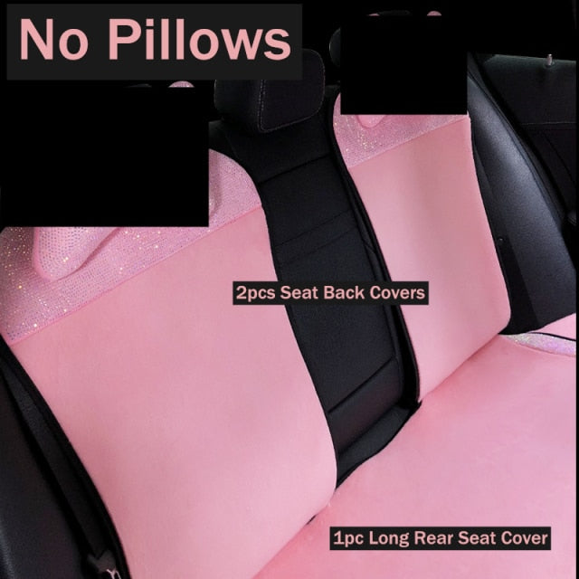Pink Bling Car Seat Cover Pillow