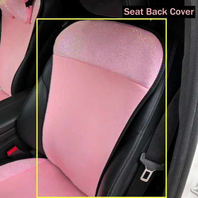 Pink Bling Car Seat Cover Pillow