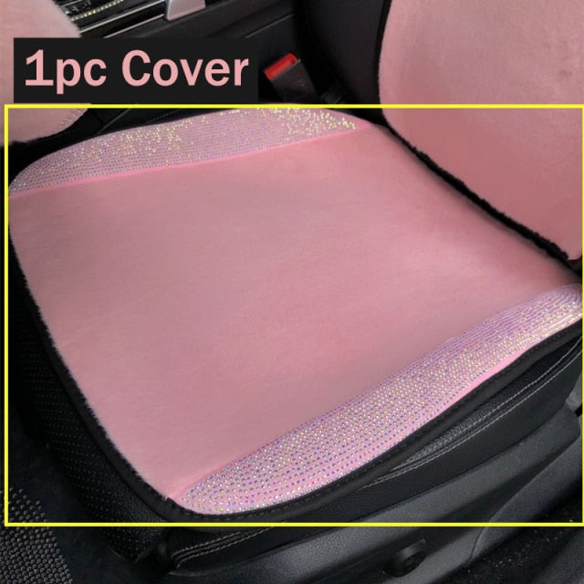 Pink Bling Car Seat Cover Pillow