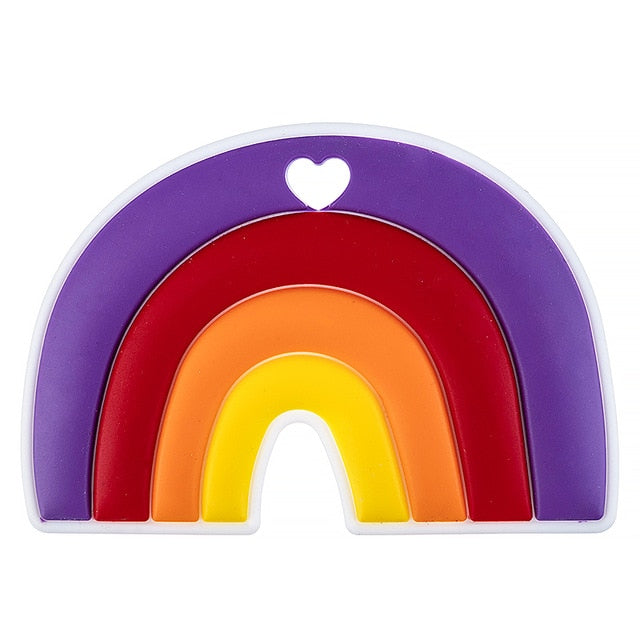 Baby Rainbow Silicone Teether BPA-Free