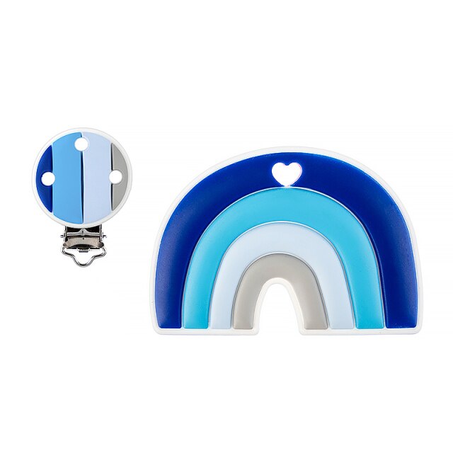 Baby Rainbow Silicone Teether BPA-Free