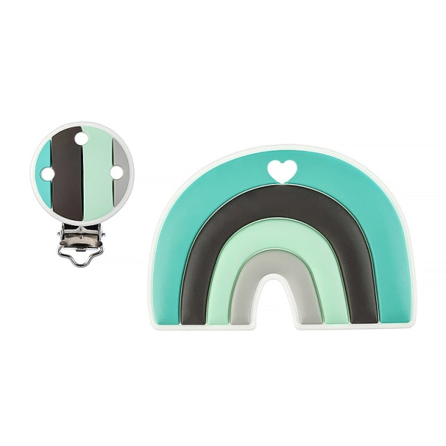Baby Rainbow Silicone Teether BPA-Free