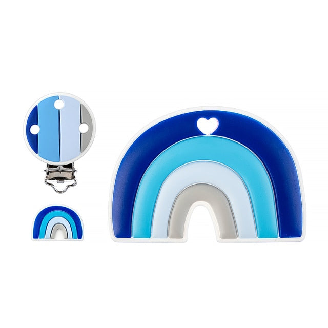 Baby Rainbow Silicone Teether BPA-Free