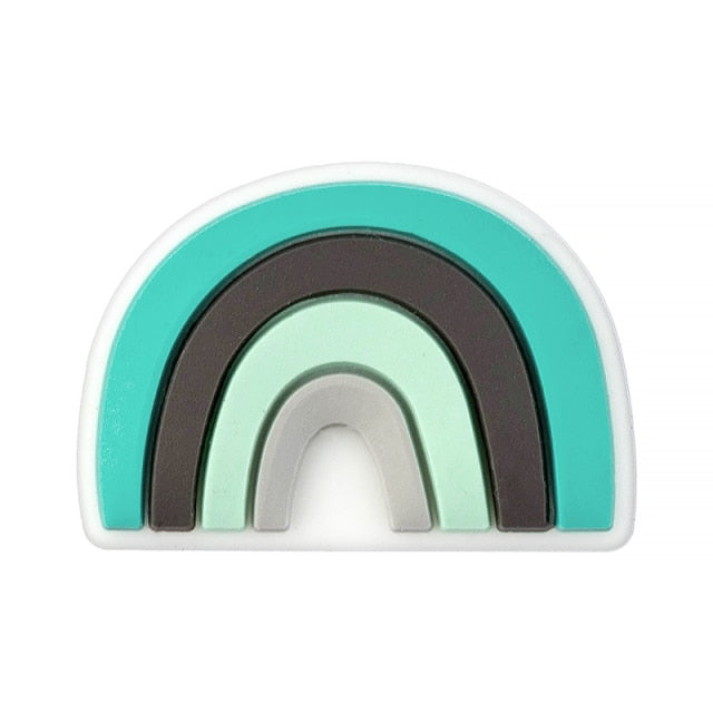 Baby Rainbow Silicone Teether BPA-Free