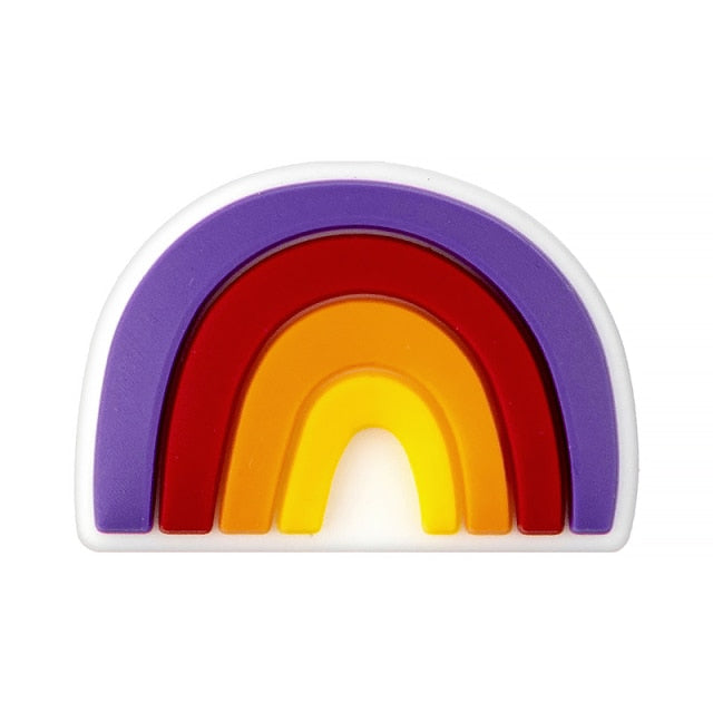 Baby Rainbow Silicone Teether BPA-Free