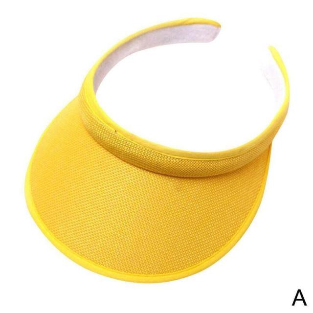 Elastic Hollow Top Sun Visor Hat