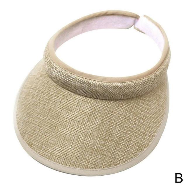 Elastic Hollow Top Sun Visor Hat