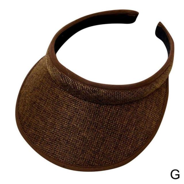 Elastic Hollow Top Sun Visor Hat