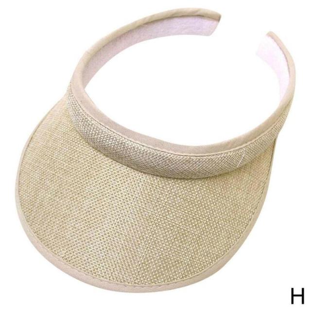Elastic Hollow Top Sun Visor Hat