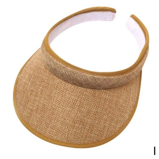 Elastic Hollow Top Sun Visor Hat