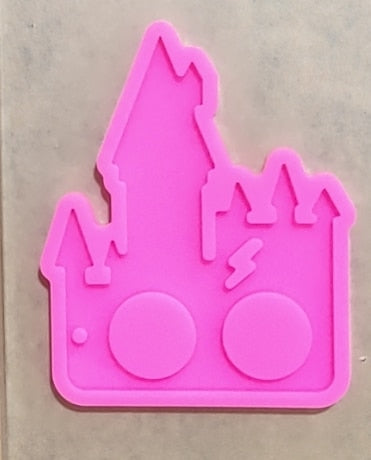 Silicone Castle Mold for Epoxy Resin Jewelry Making Keychain