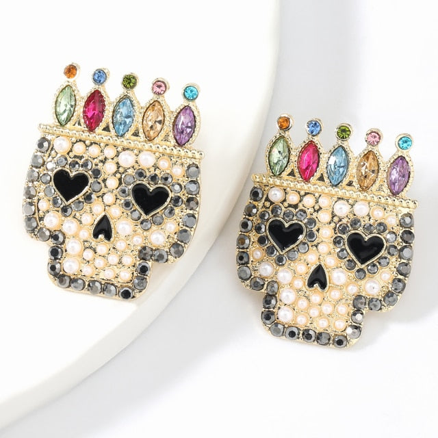 Halloween Skull Skeleton Ghost Earrings