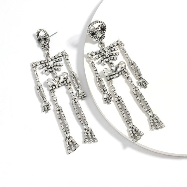 Halloween Skull Skeleton Ghost Earrings