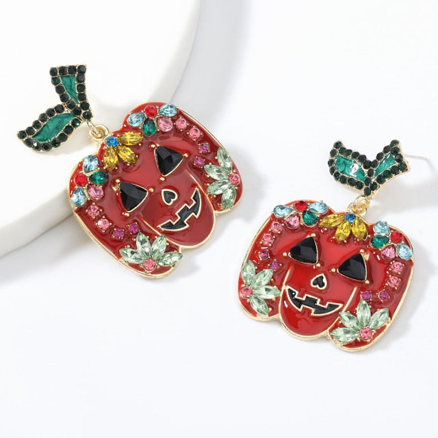 Halloween Skull Skeleton Ghost Earrings