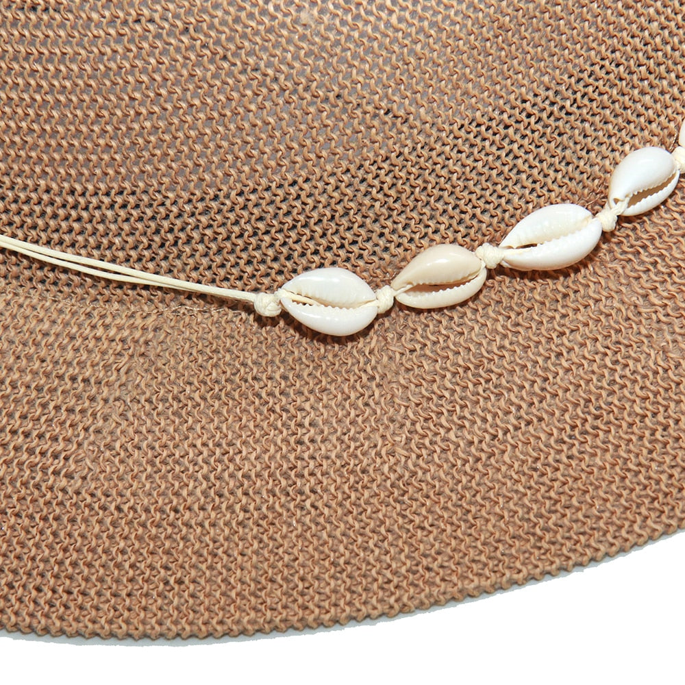 Summer Beach Hat With Shells