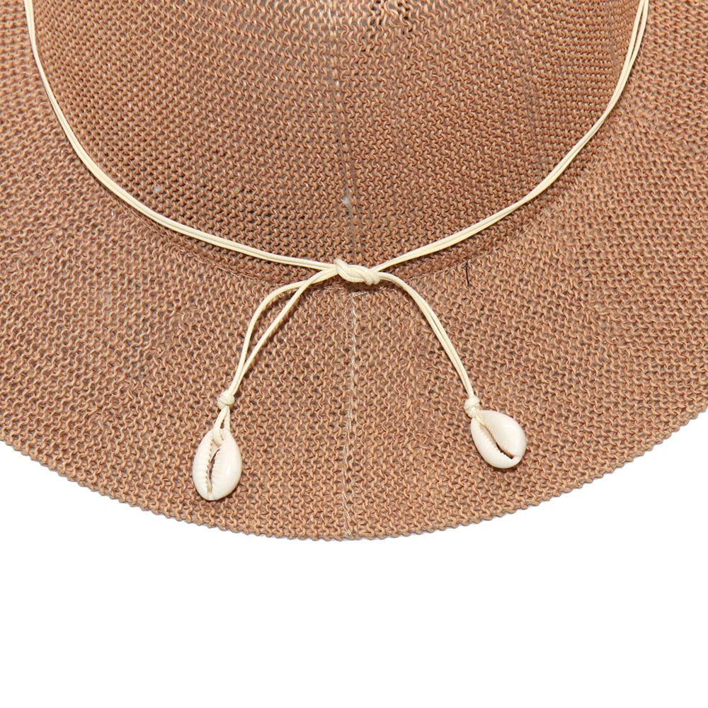 Summer Beach Hat With Shells