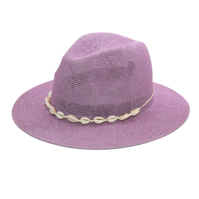 Summer Beach Hat With Shells