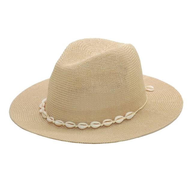Summer Beach Hat With Shells