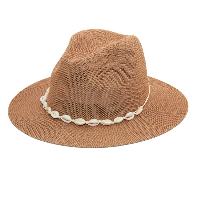 Summer Beach Hat With Shells