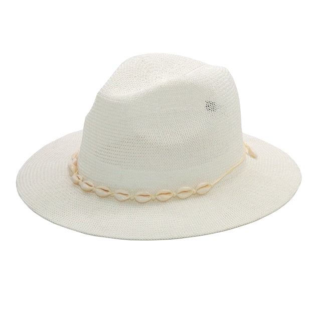 Summer Beach Hat With Shells
