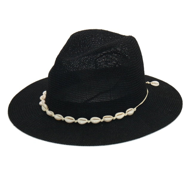 Summer Beach Hat With Shells