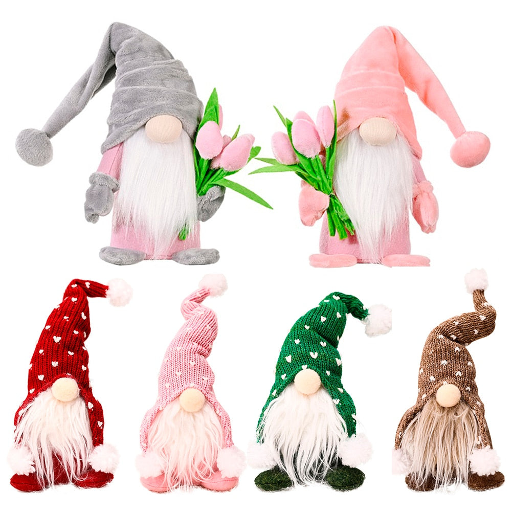 Spring Tulip Doll Gnome Decor