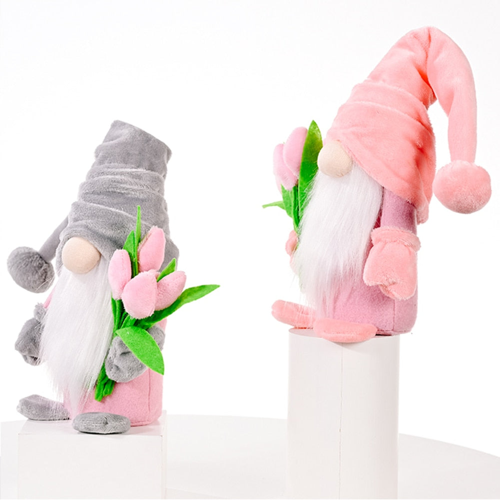 Spring Tulip Doll Gnome Decor