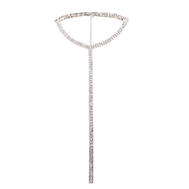 Crystal Rhinestone Choker Necklace