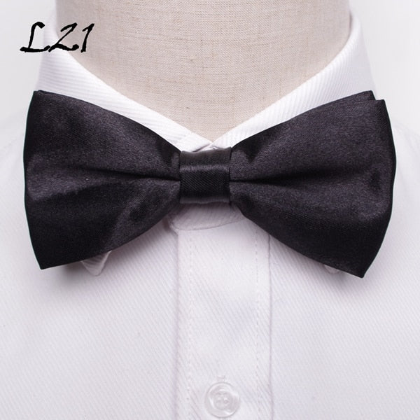 Polka Dots Stripes Mens Bowtie