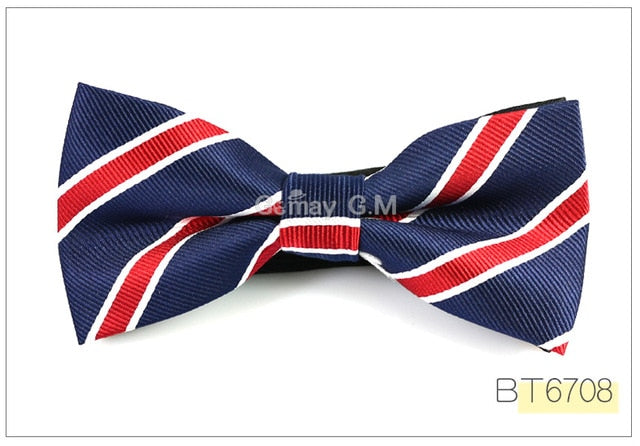 Polyester Bowtie For Men Fashion Casual Floral And Animal Patters Neckwear