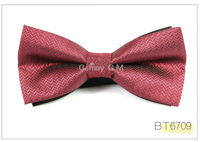 Polyester Bowtie For Men Fashion Casual Floral And Animal Patters Neckwear