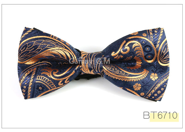 Polyester Bowtie For Men Fashion Casual Floral And Animal Patters Neckwear
