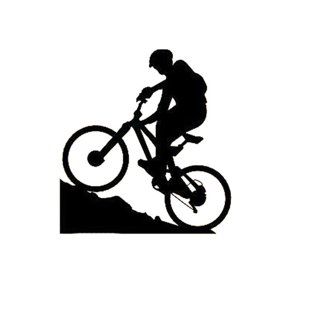 Mountain Bike Extreme Sports Bicycle Boy Car Sticker