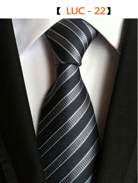 Fashion Plaid Necktie Striped Geometric Shapes
