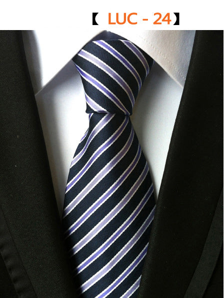 Fashion Plaid Necktie Striped Geometric Shapes