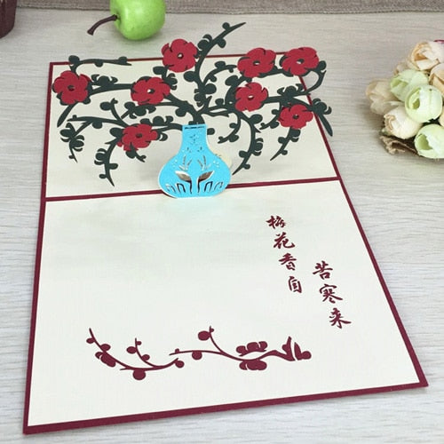 3D Pop Up Greeting Cards Birthday Valentines Wedding Engagement