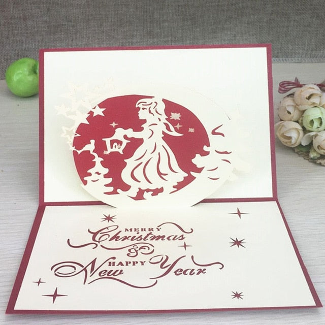 3D Pop Up Greeting Cards Birthday Valentines Wedding Engagement