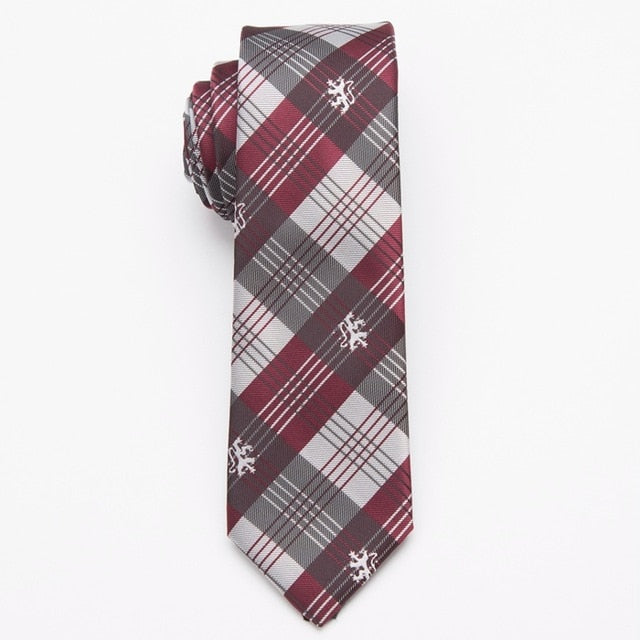 Men Slim Necktie Polyester Fashion For Business And Accessories